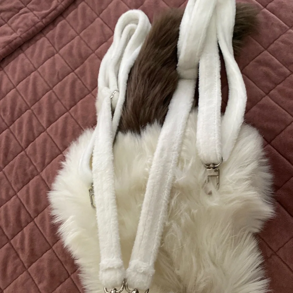 Chonger white cat emotional stuffed animal